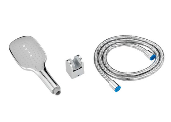 Spruzzo contemporaneo di plastica della testa di doccia dell'ABS della toilette 3 che mette il tubo flessibile di acciaio inossidabile di 1.5m