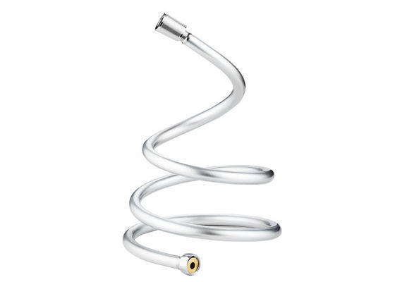 Tubo flessibile di doccia d'argento del PVC di Leyou, connettore ad alta pressione del tubo flessibile di doccia di 150cm 1/2